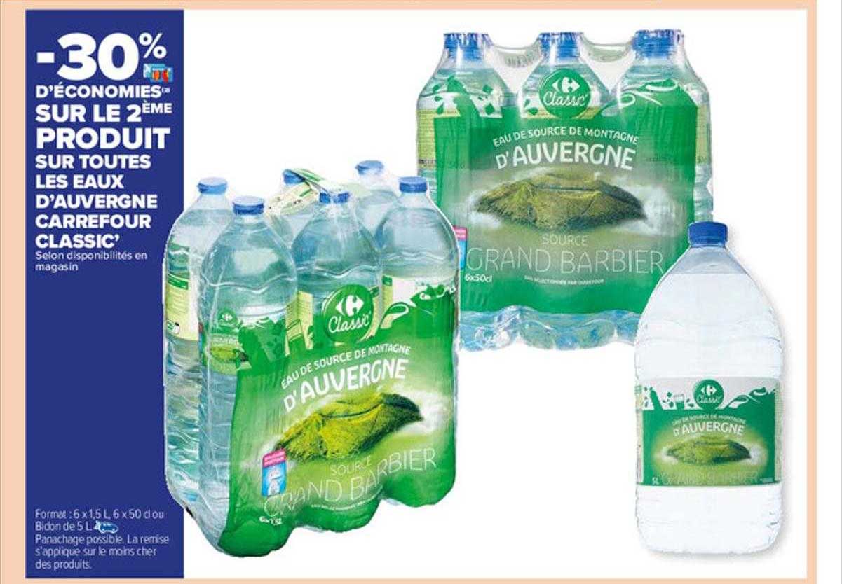 eaux d'auvergne carrefour classic'