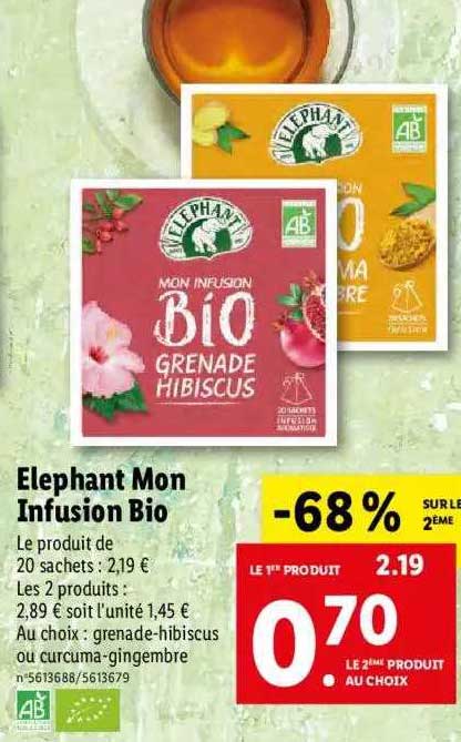 éléphant mon infusion bio