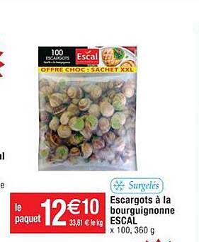 escargots à la bourguignonne escal