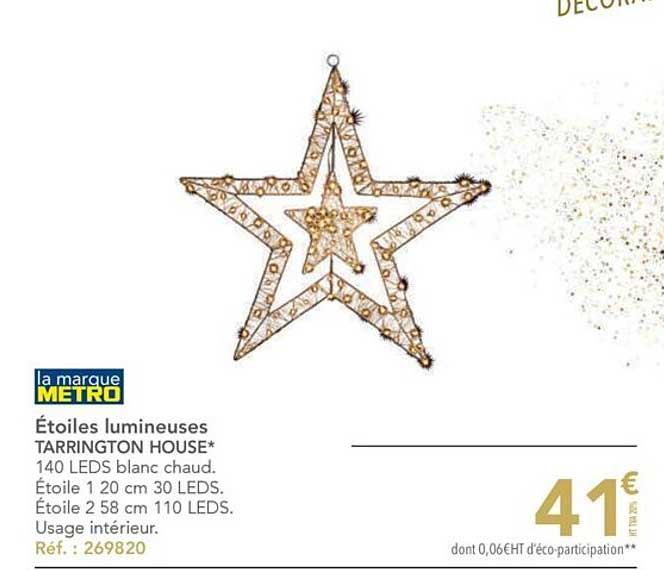 étoiles lumineuses tarrington house