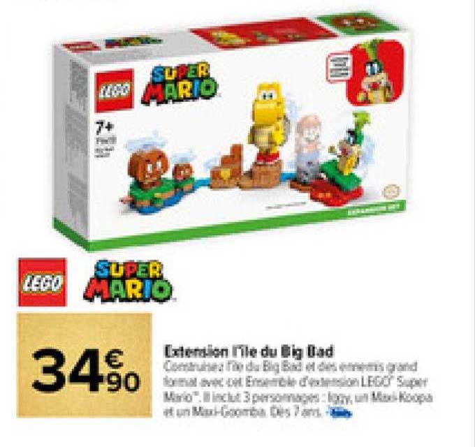 extension l'île du big bad lego super mario
