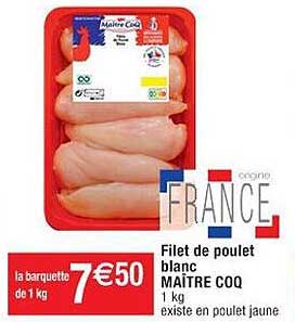 Filet De Poulet Blanc Maître Coq