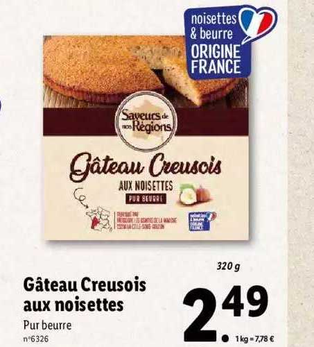 Gâteau Crusois Aux Noisettes Saveurs De Nos Régions