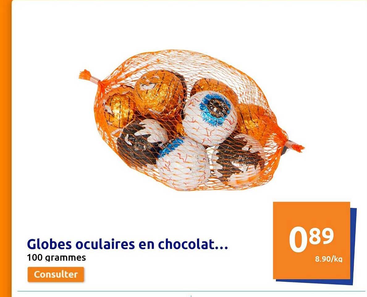 globes oculaires en chocolat...