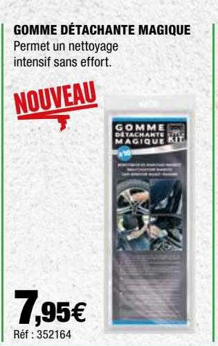 gomme détachante magique