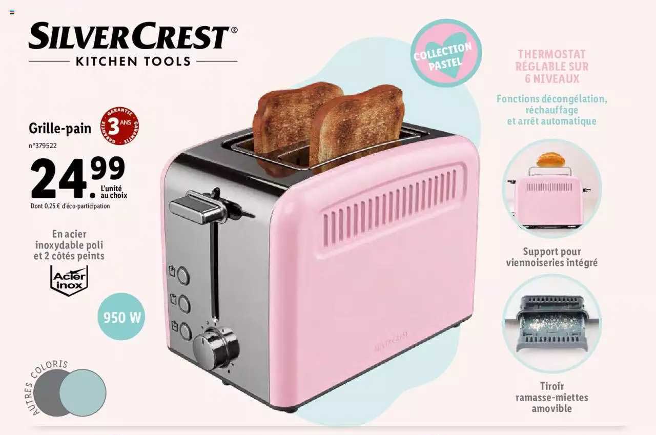 grille-pain silvercrest