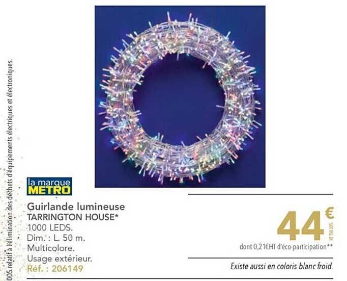 guirlande lumineuse tarrington house