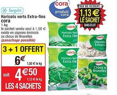 Haricots Verts Extra-fins Cora