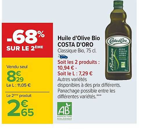 huile d'olive bio costa d'oro