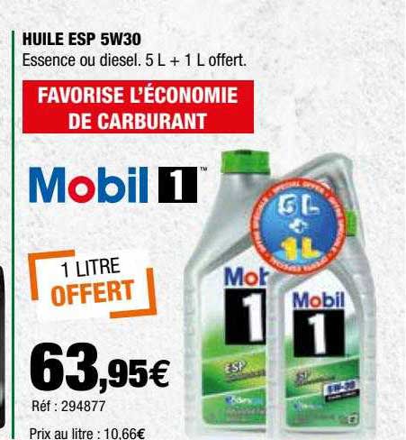 huile esp 5w30 mobil 1