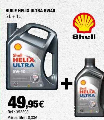 huile helix ultra 5w40 shell