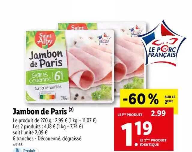 Jambon De Paris Saint Alby