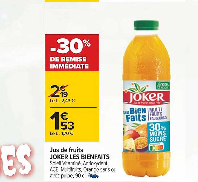jus de fruits joker les bienfaits