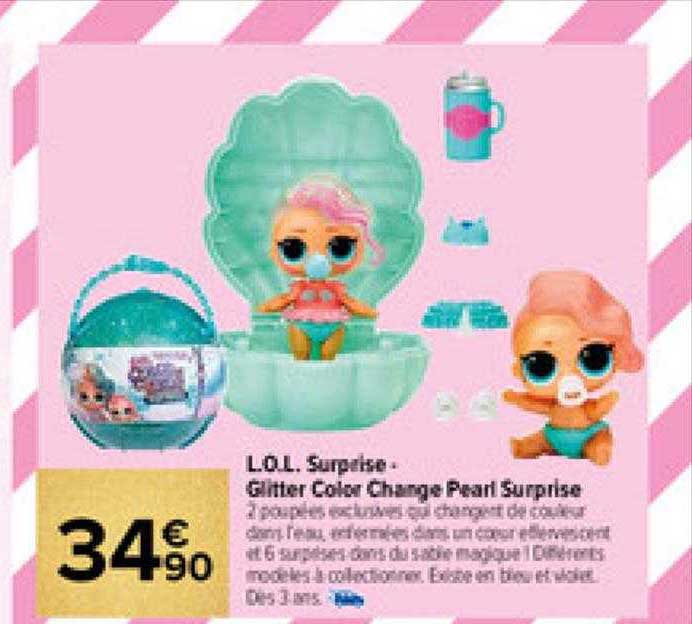 l.o.l surprise - glitter color change pearl surprise