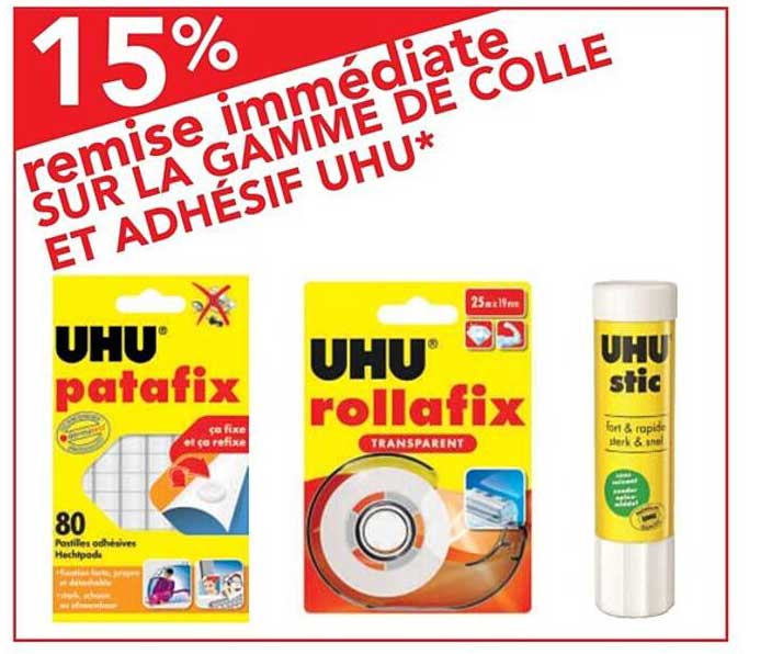 La Gamme De Colle Et Adhésif Uhu