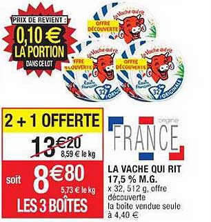 la vache qui rit 17,5% m.g.