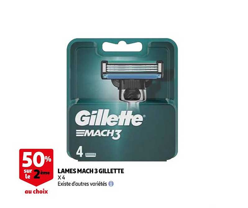 lames mach 3 gillette