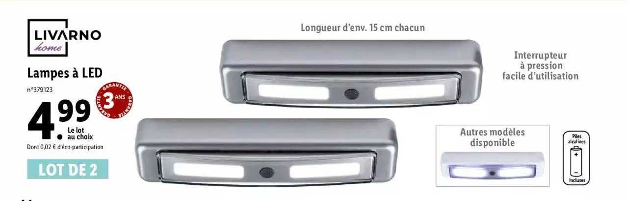 lampes à led livarno home