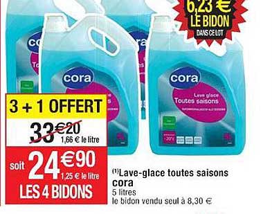 lave-glace toutes saisons cora