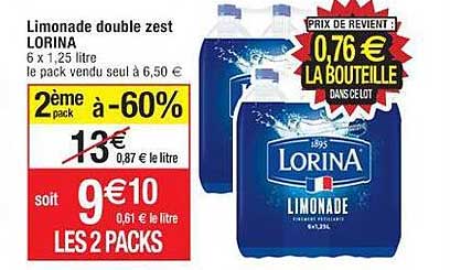 limonade double zest lorina