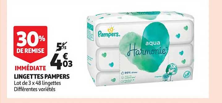 Lingettes Pampers