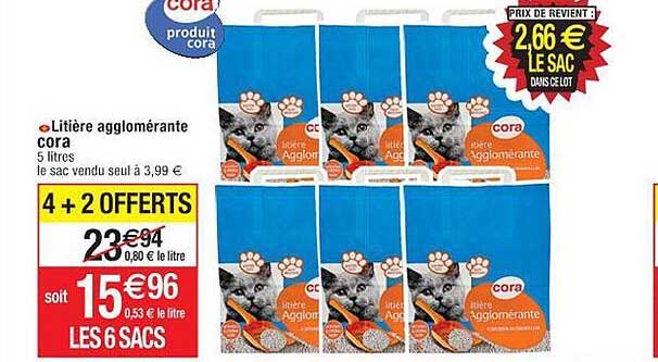 Litière Agglomérante Cora