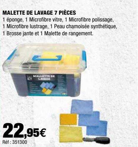 malette de lavage 7 pièces