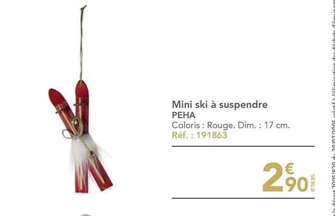 mini ski à suspendre peha