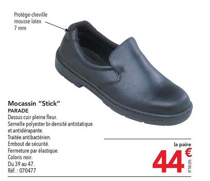 Mocassin "stick" Parade