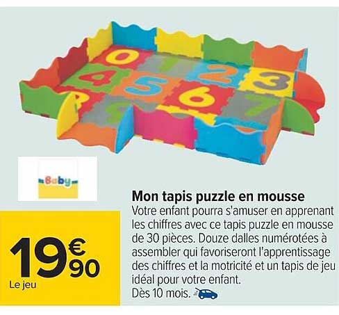 Mon Tapis Puzzle En Mousse