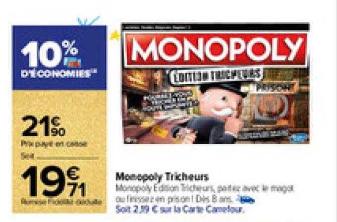 monopoly tricheurs