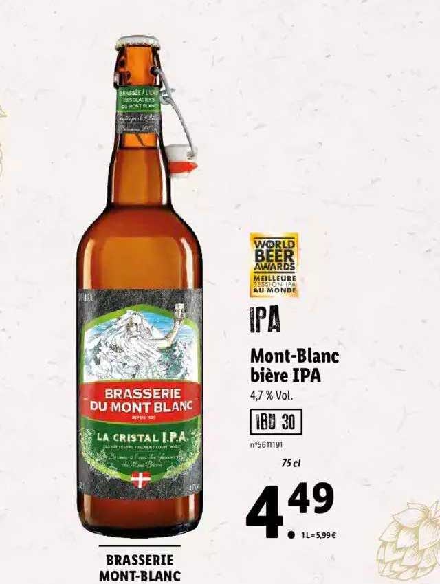 mont-blanc bière ipa