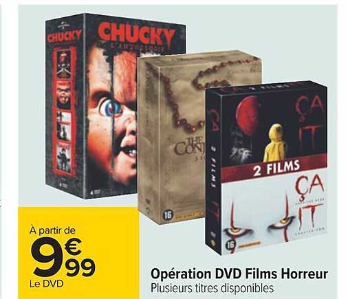 opération dvd films horreur
