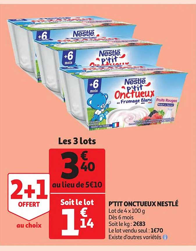 P'tit Onctueux Nestlé