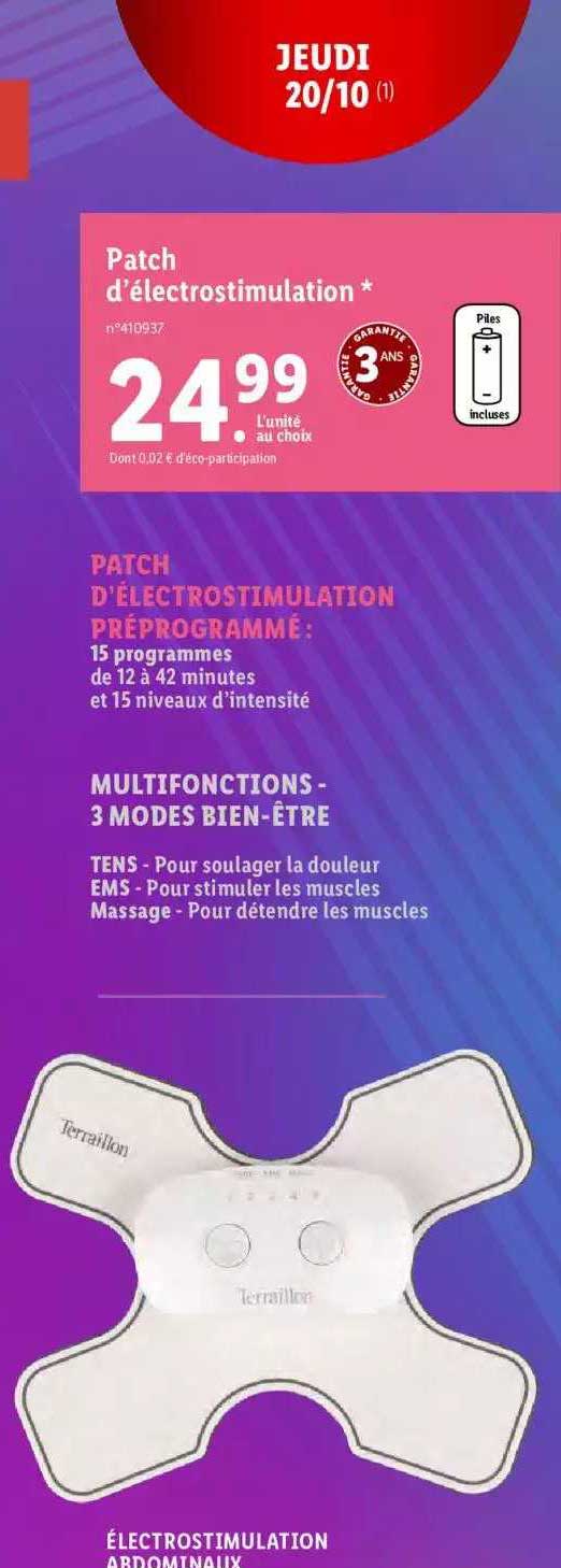Patch D'électrostimulation