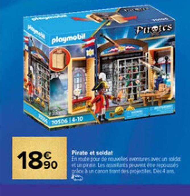 pirate et soldat playmobil