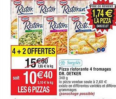 pizza ristorante 4 fromages dr. oetker