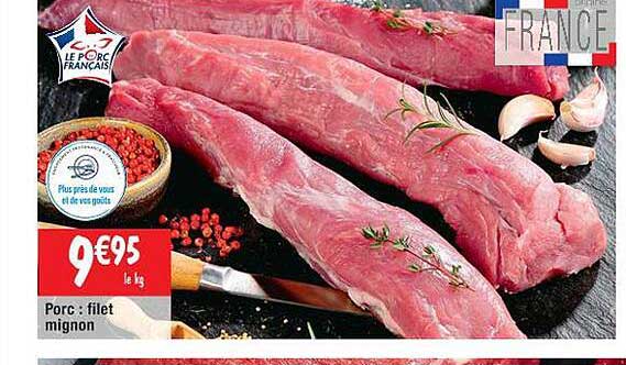 Porc : Filet Mignon