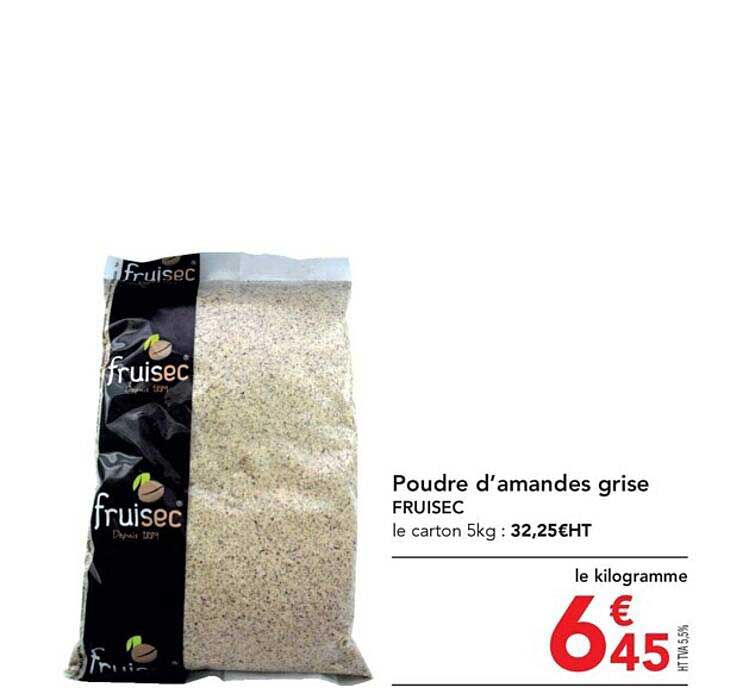 poudre d'amandes grise fruisec