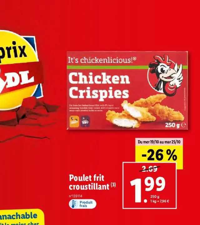 poulet frit croustillant