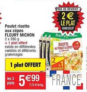 Poulet Risotto Aux Cèpes Fleury Michon