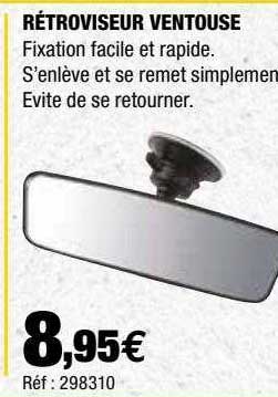rétroviseur ventouse
