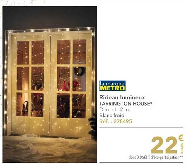 rideau lumineux tarrington house