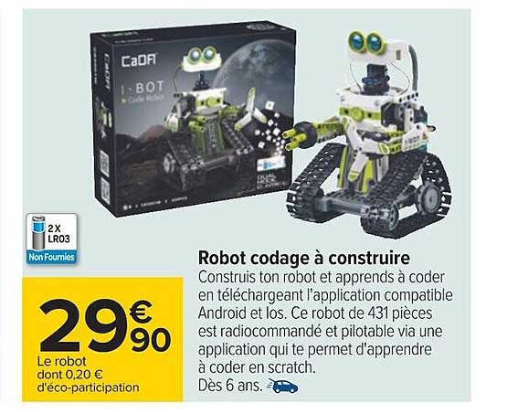 robot codage à construire