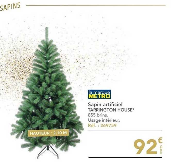 sapin artificiel tarrington house