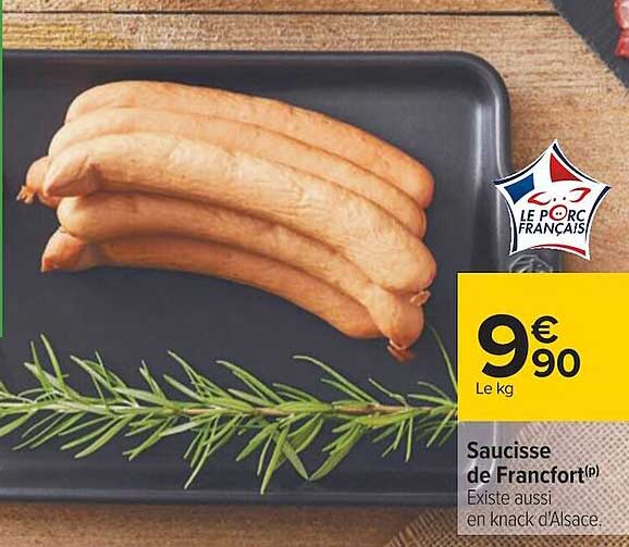 saucisse de francfort