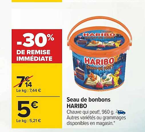 Seau De Bonbons Haribo