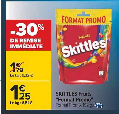 skittles fruits "format promo"