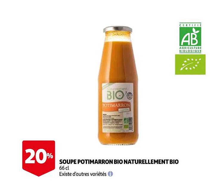 soupe potimarron bio naturellement bio