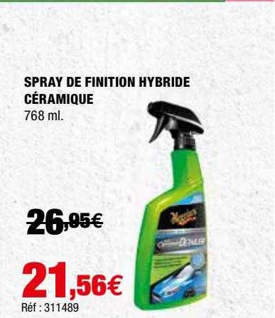spray de finition hybride céramique